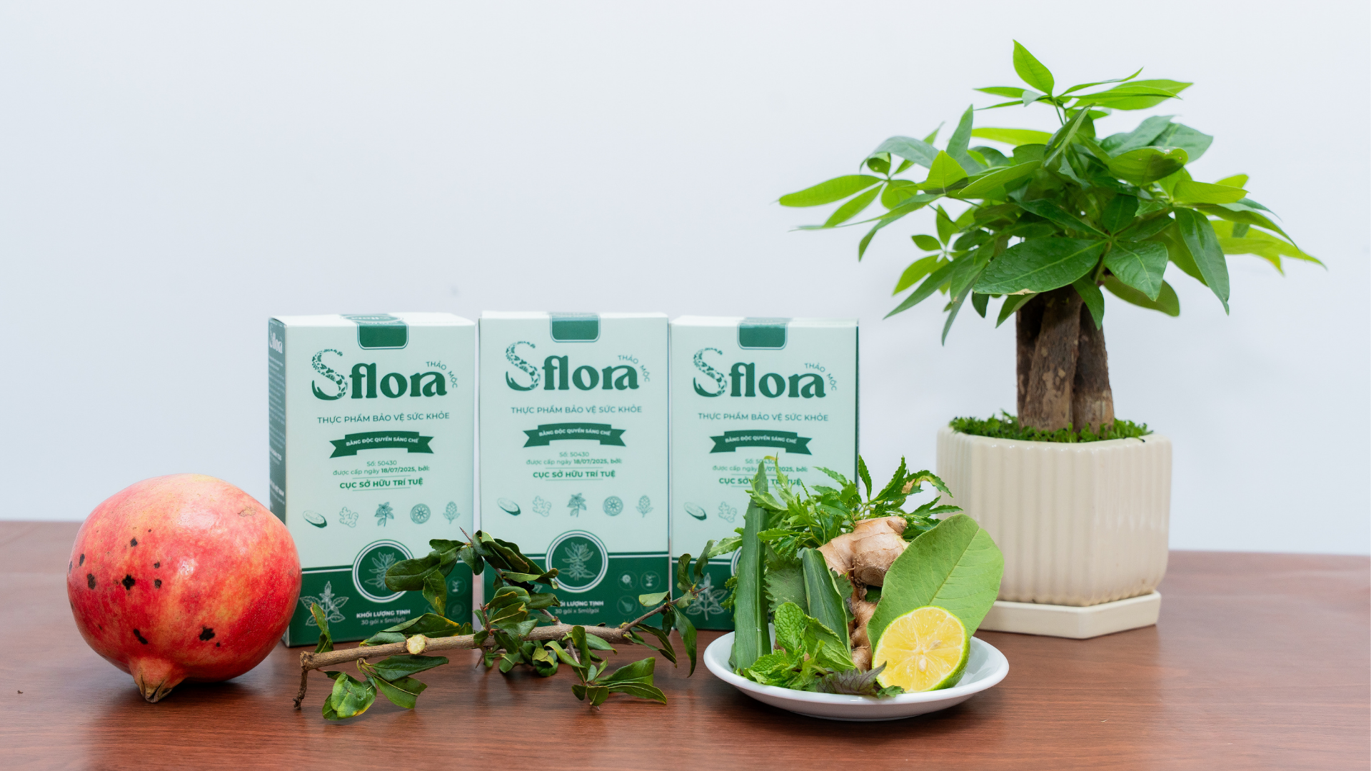 Nước kiềm thảo mộc Sflora view 3